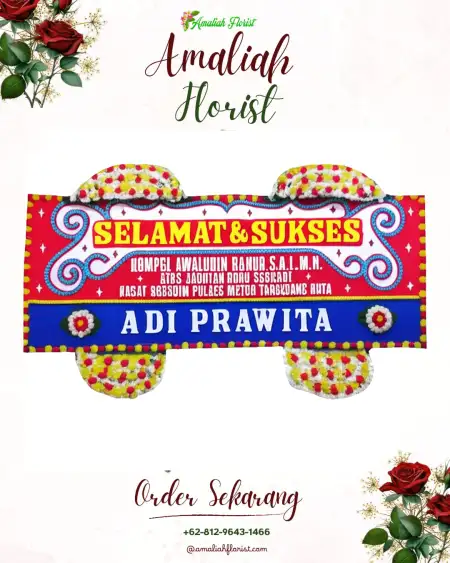Papan Bunga Ucapan Selamat Pajahan